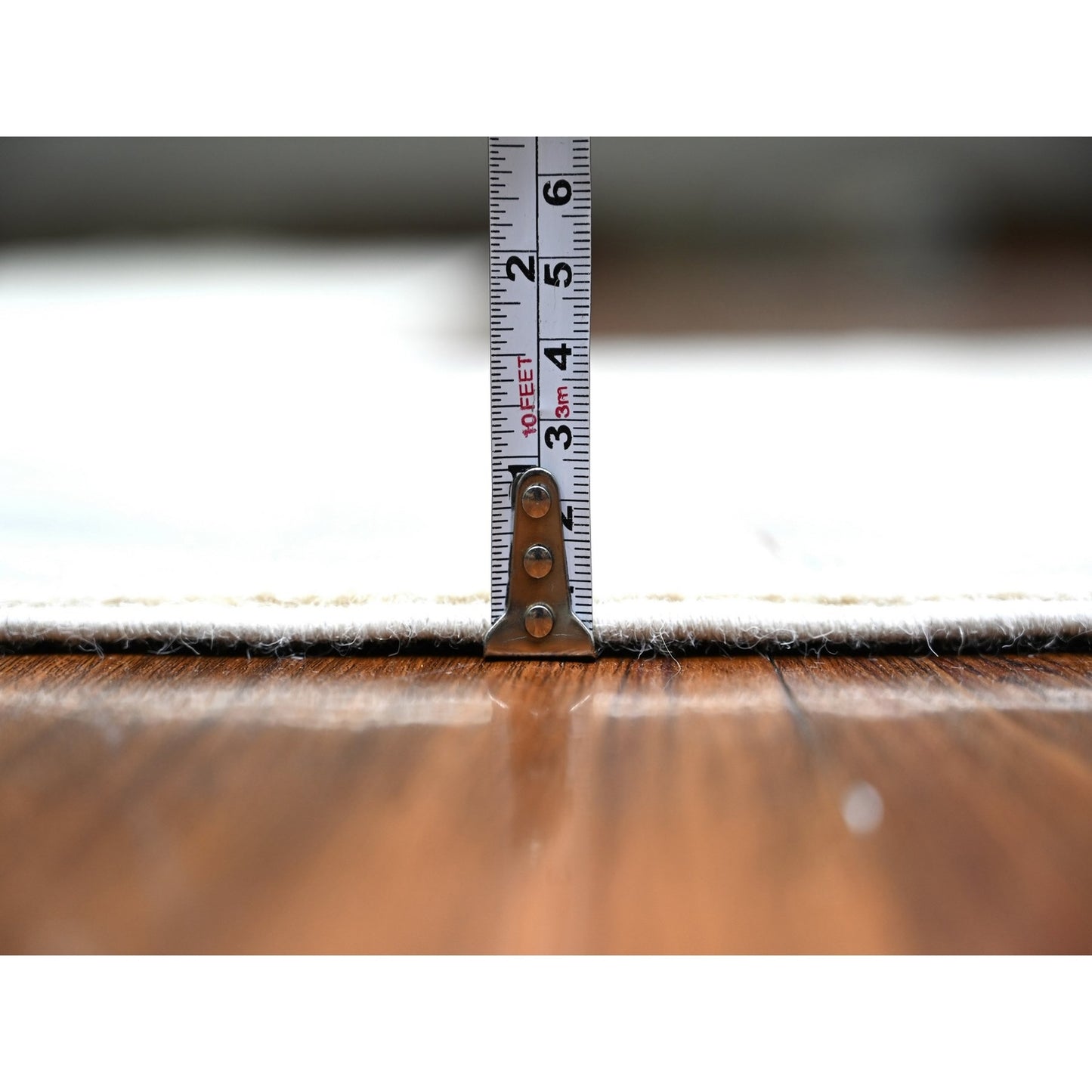 2'6"X5'10" Gray White Wash Peshawar Wool Hand Knotted Runner Rug