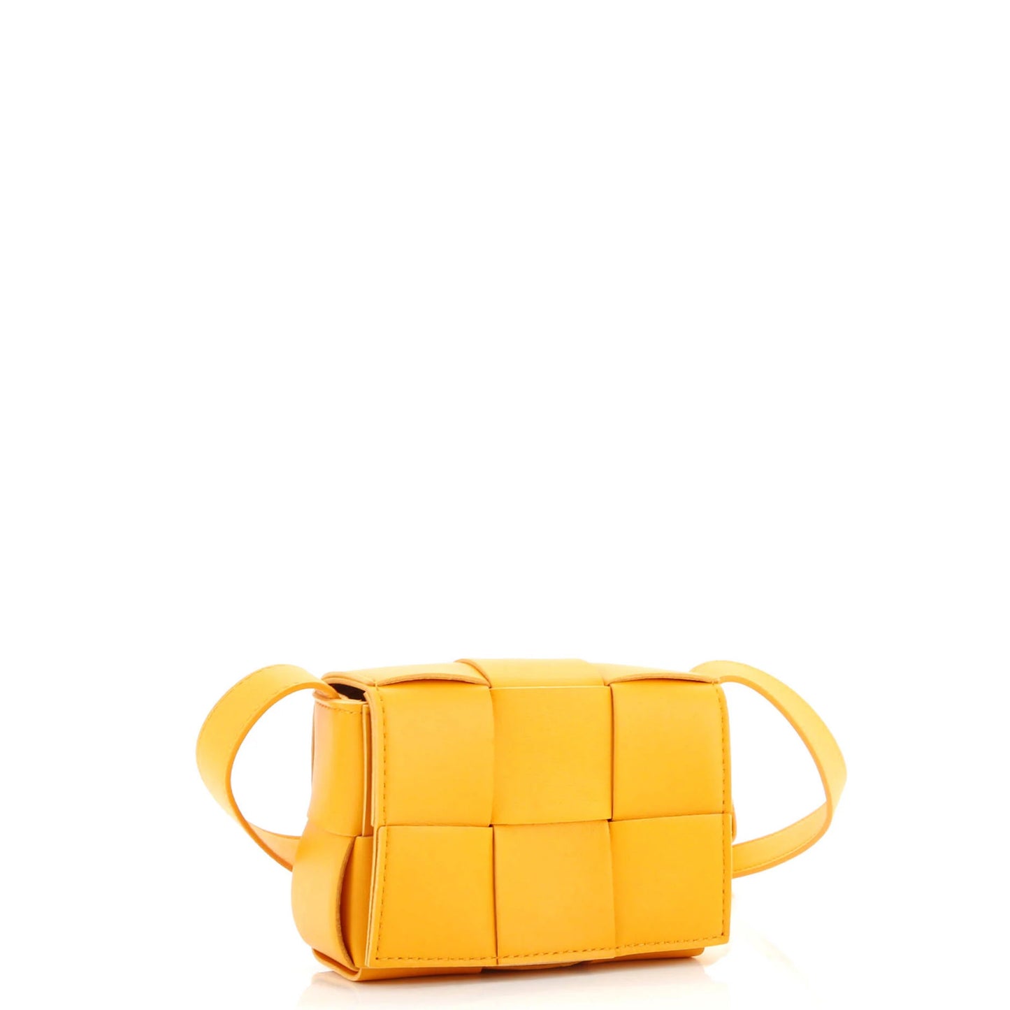 Bottega Veneta Cassette Crossbody Bag Maxi Intrecciato Leather Candy