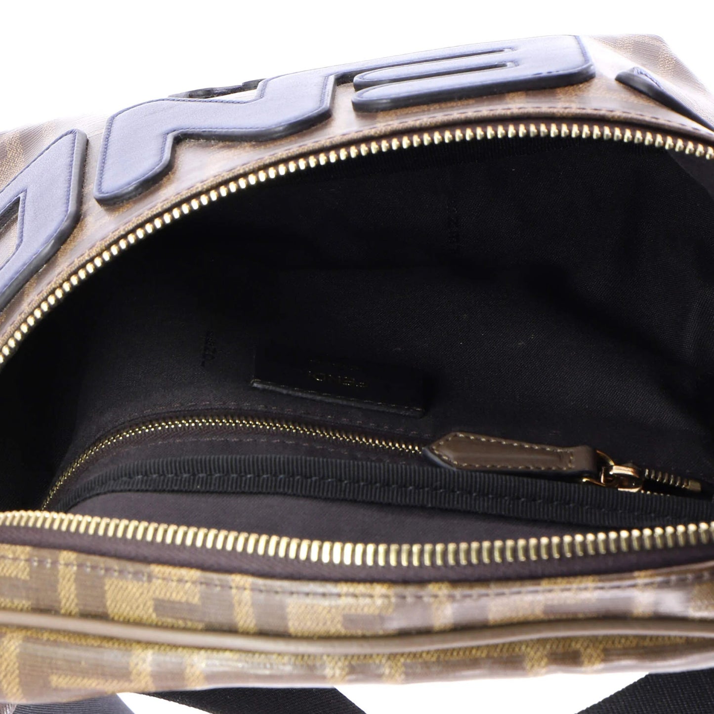 Fendi Mania Logo Waist Bag Zucca Coated Canvas