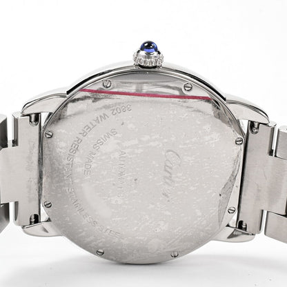 Cartier Rondo Solo De Cartier Xl W6701011 Silver Men'S Used Watch #71021
