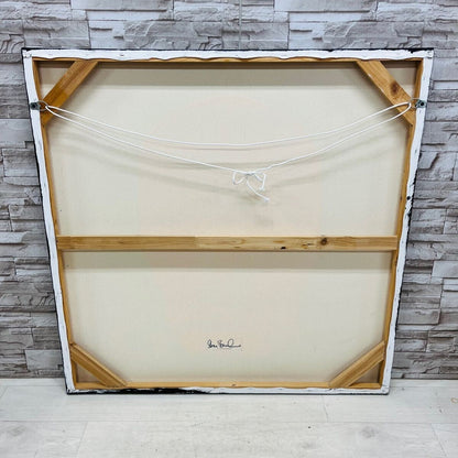 Shane Bowden - Scull Signed Original Art Painting Mixed Media On Canvas