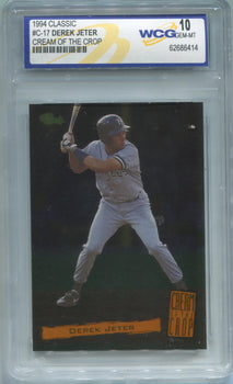 1994 Classic #C17 Derek Jeter Wccg Graded Gem Mt 10