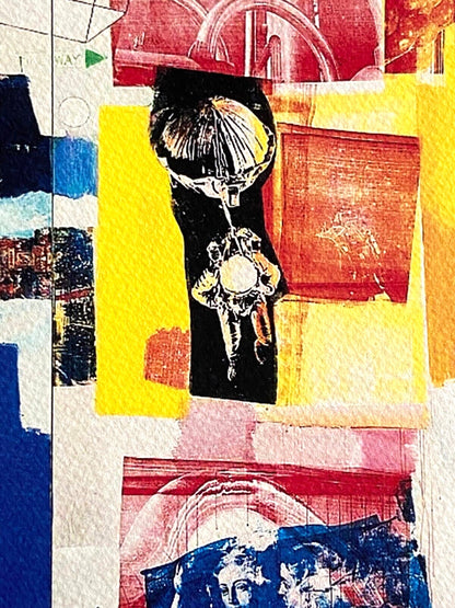 Robert Rauschenberg Lithograph Coa Numbered Stamp