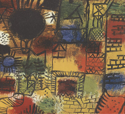Paul Klee Composition With Black Focal Point " Offset Lithograph 1