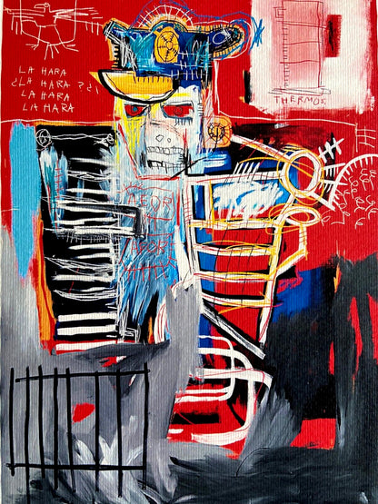 Jean-Michel Basquiat Lithograph Coa Signed Numbered By Hand 180