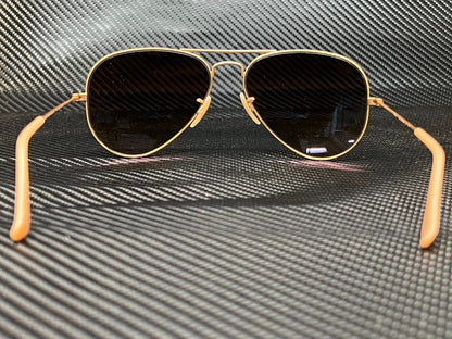 RAY BAN RB3025 112 85 Matte Gold Aviator 58 mm Unisex Sunglasses