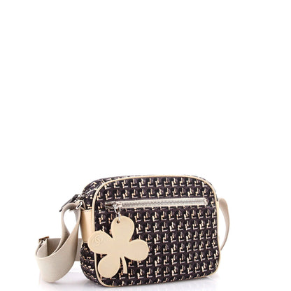 Chanel Vintage Clover Camera Bag Printed Canvas Small