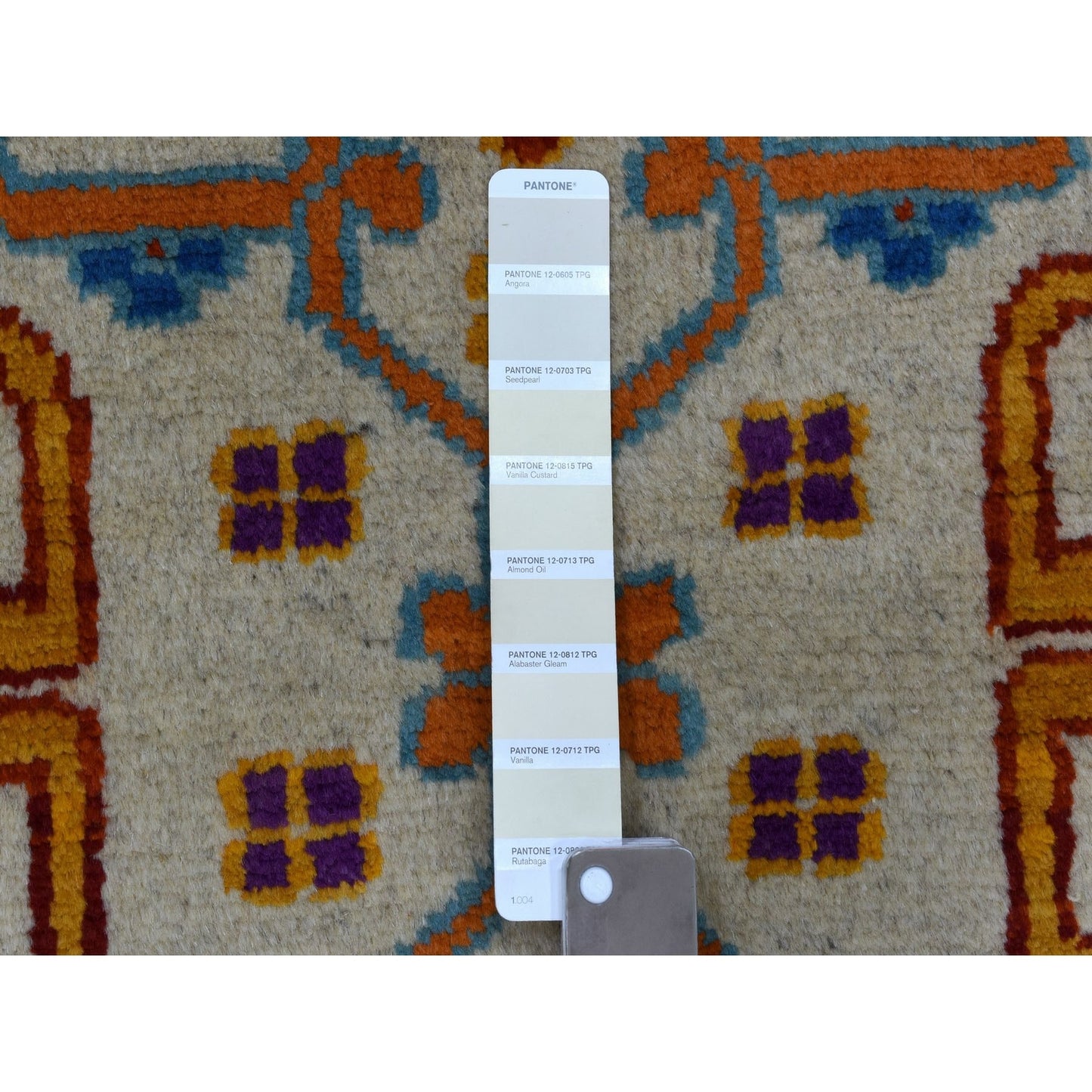 5'8"X7'8" Hand Made Tribal Design Pure Wool Colorful Afghan Village Rug