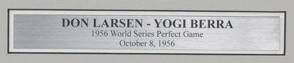 Don Larsen/Yogi Berra Dual-Signed 11X14 Photo Perfect Game Psa/Dna Framed 192816