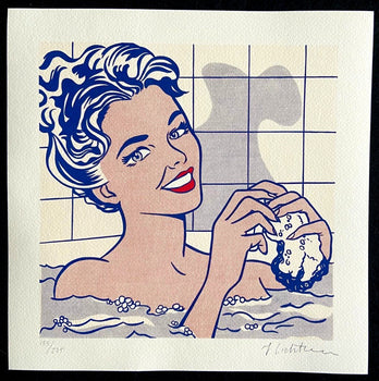 Roy Lichtenstein Lithograph Coa Signed Numbered By Hand Rare