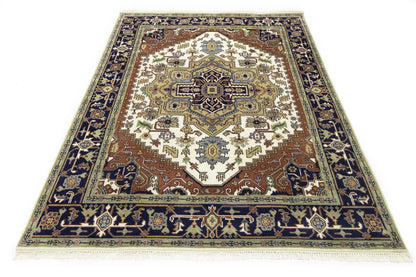 8X10 Ft Heriz Serapi Oriental Rug Traditional