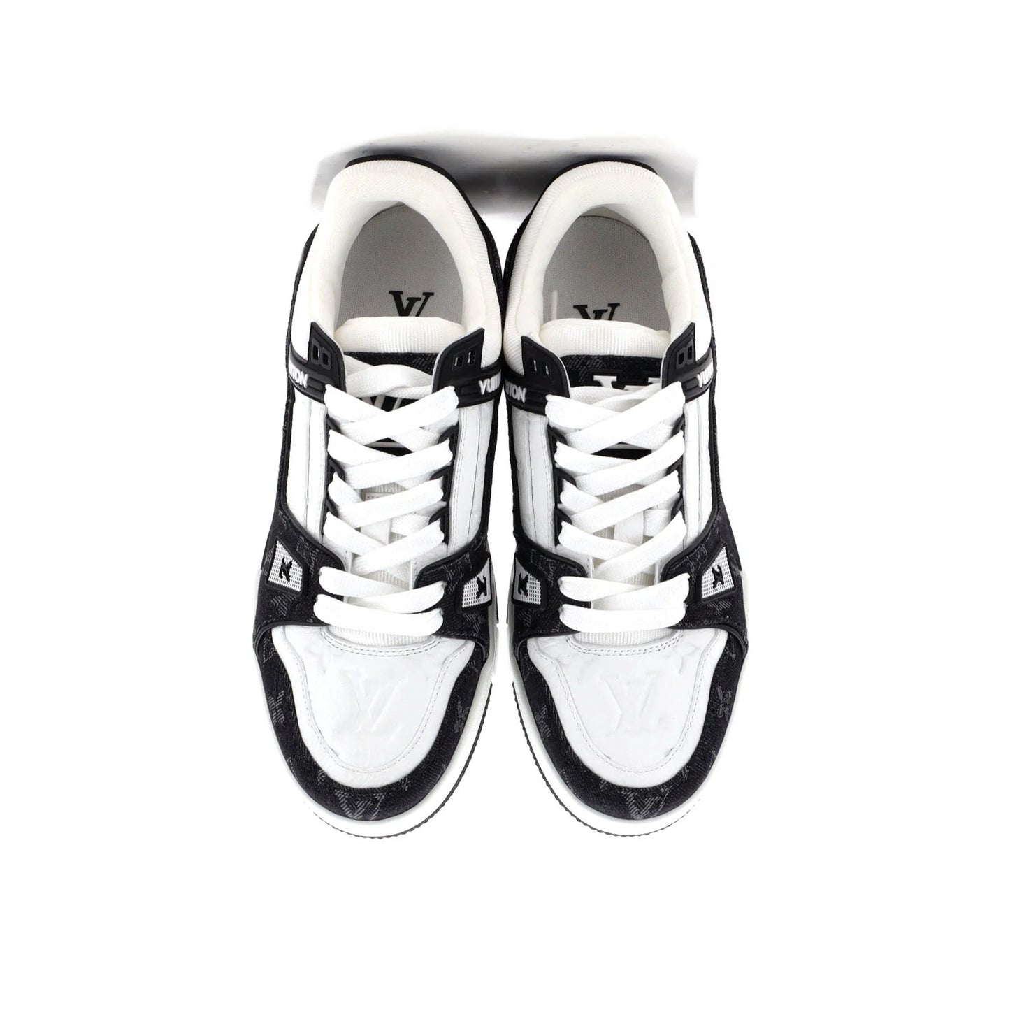 Louis Vuitton Men'S Lv Trainer Sneakers Monogram Empreinte Leather And Monogram