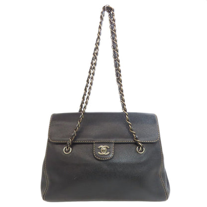 Skin CHANEL Chain tote Bag Grained Calfskin