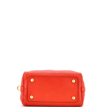 Louis Vuitton Speedy Bandouliere Bag Monogram Empreinte Leather 25