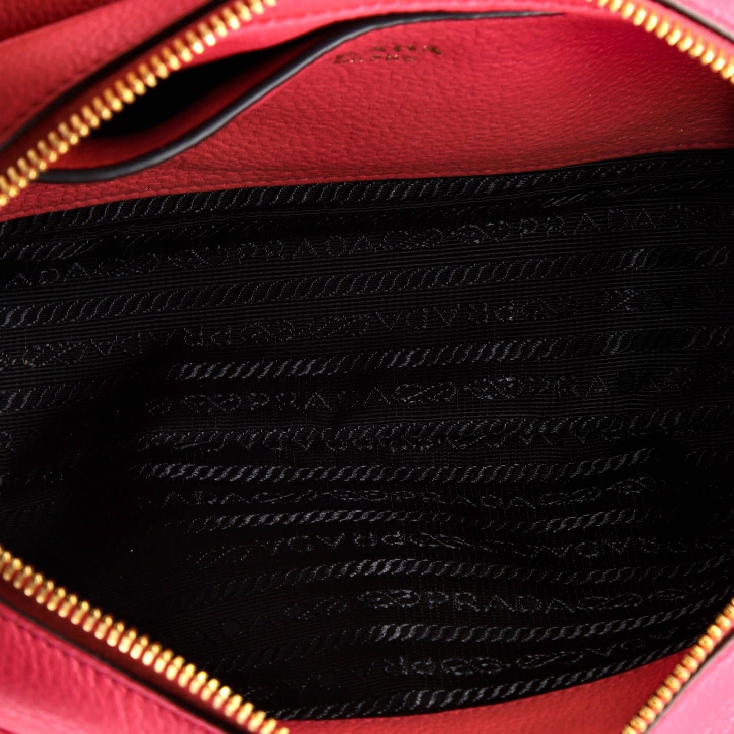 Prada Flap Zip Crossbody Bag Vitello Phenix Small