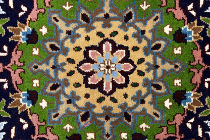 Hand-knotted classic floral medallion rug oriental bedroom carpet