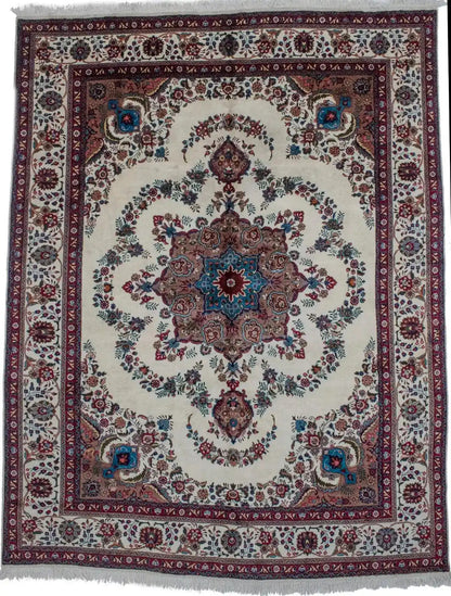 10X13 Ft Handmade Wool Oriental Area Rug Vintage