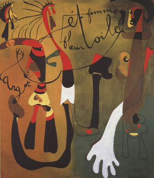 Joan Miro Painting (Escargot Femme Fleur Etoile) 