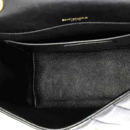 Saint Laurent Vicky Crossbody Bag Vertical Quilted Leather Medium