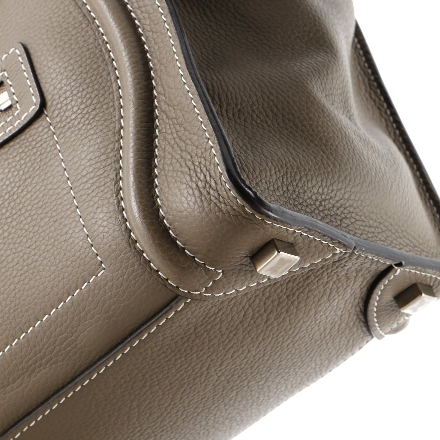 Celine Luggage Bag Grainy Leather Micro