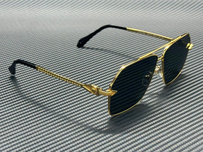VERSACE VE2284 100287 Gold Grey Men's 63 mm Sunglasses
