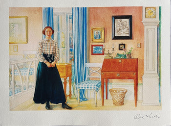 Carl Larsson Lithograph Original Hand Numbered