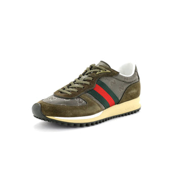Suede Gucci Men's Re-Motion Sneakers GG Canvas and