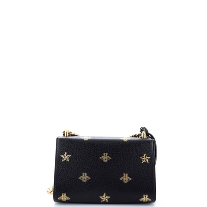 Gucci Padlock Shoulder Bag Printed Leather Small
