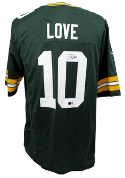 Jordan Love Signed/Auto Green Nike Onfield Jersey Packers Size Lg Beckett 188317