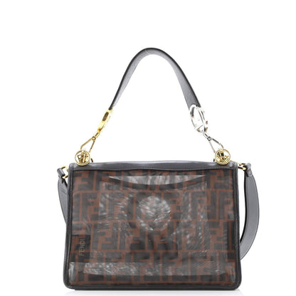 Fendi Kan I F Shoulder Bag Zucca Mesh Medium