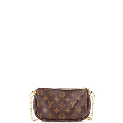 Louis Vuitton Multi Pochette Accessoires Pouch Monogram Canvas Small