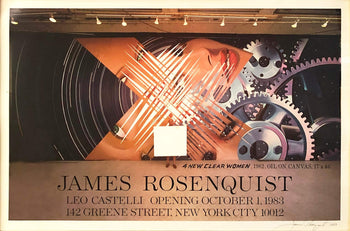 James Rosenquist Four New Clear Women Signed 