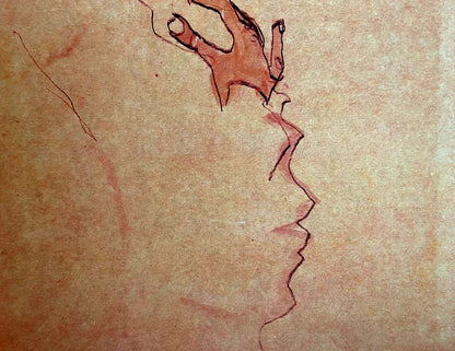 Egon Schiele Lithograph (Edvard Munch Amedeo Modigliani Franz Marc Balthus)