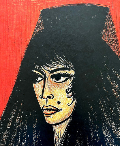 Bernard Buffet Lithograph Certified Coa Signed Op With Pen Numbered In Pencil