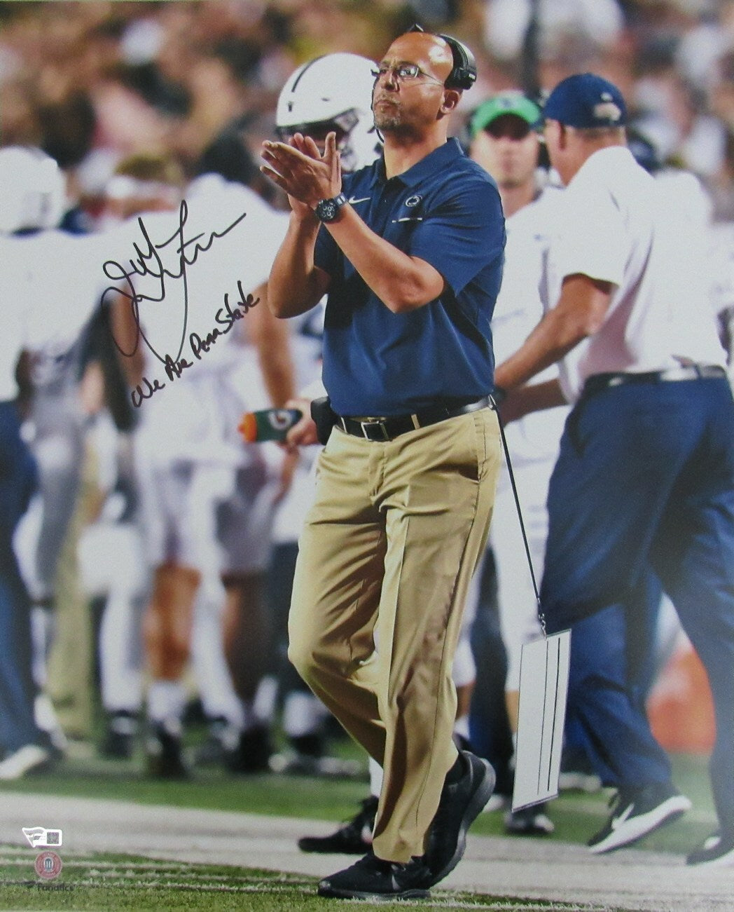 James Franklin Penn State Signed/Inscr 16X20 Photo Fanatics Authentic 163773