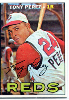 Tony Perez 1967 Topps Unsigned Card
