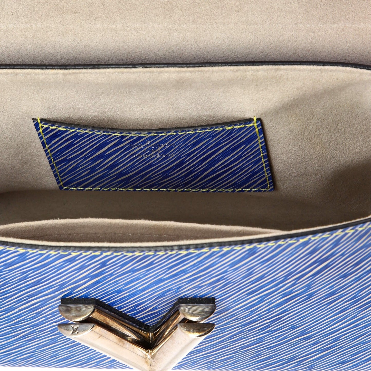 MM Louis Vuitton Twist Handbag Limited Edition Pin Embellished Epi Leather