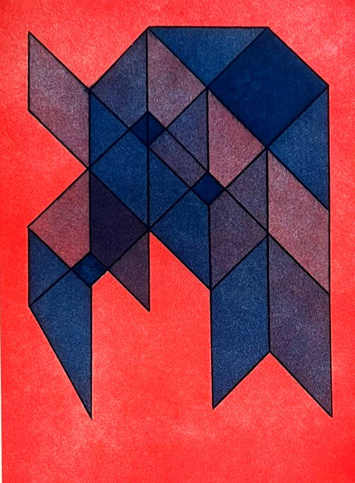 Achille Perilli Engraving Hand Signed Numbered