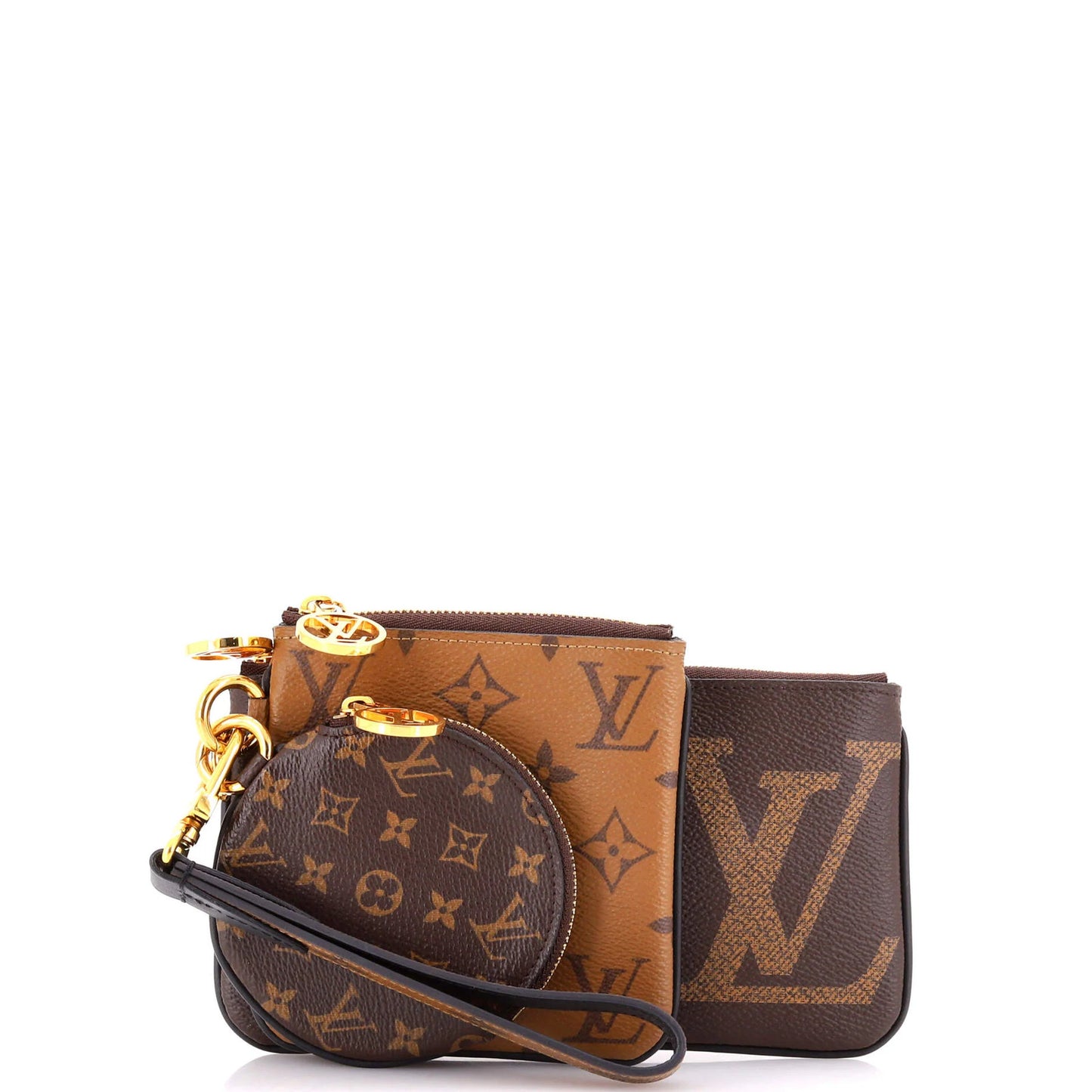 Louis Vuitton Trio Pouch Set Reverse Monogram Giant