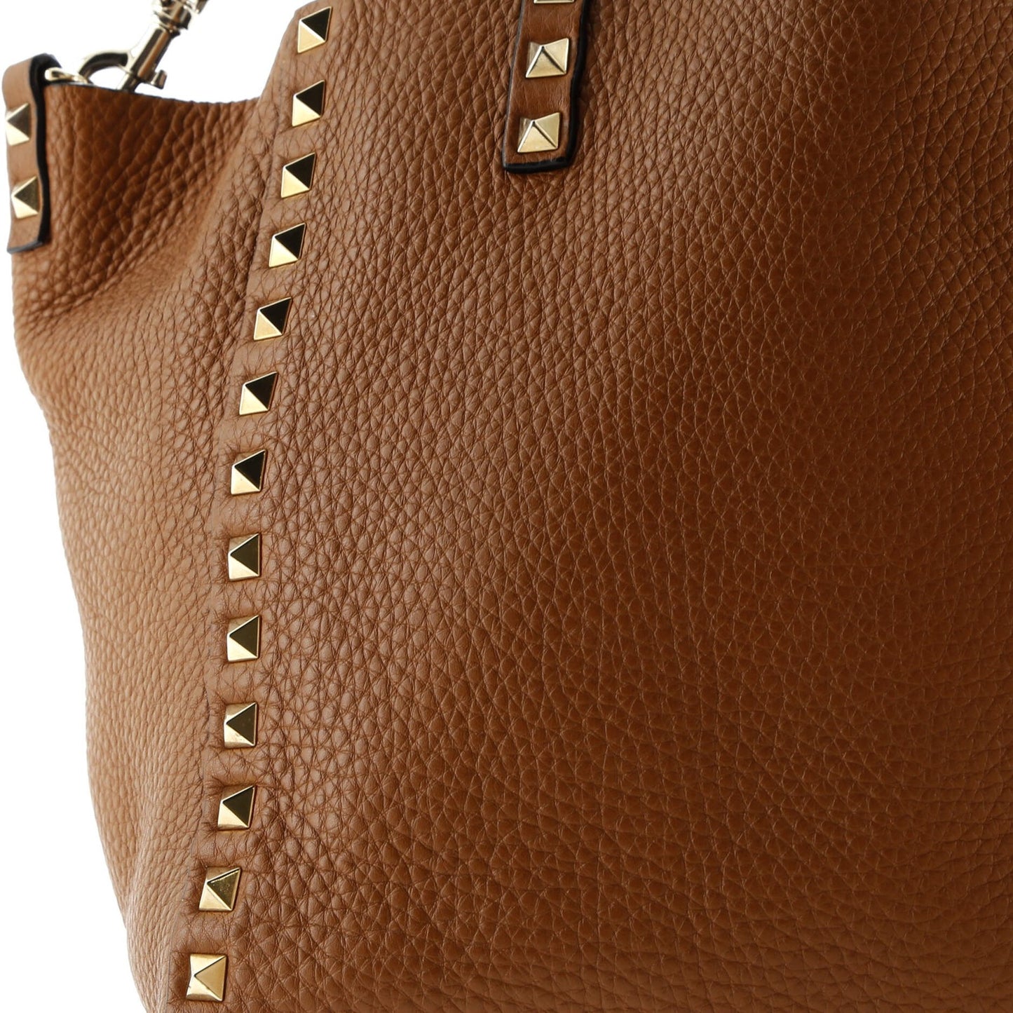 Valentino Garavani Rockstud Reversible Convertible Tote Leather Small