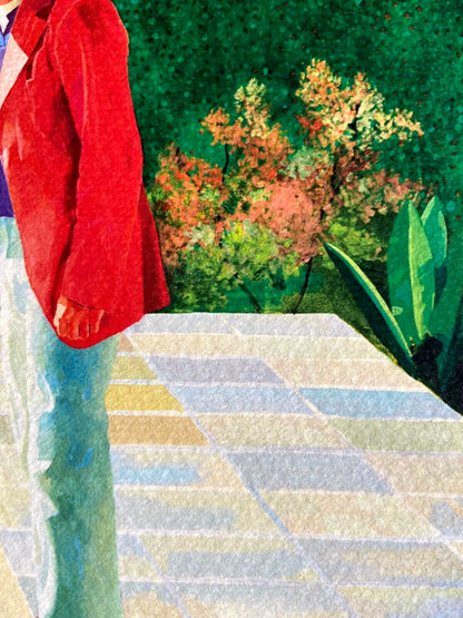 David Hockney "Portrait Of An Artist" Lithograph Signed Stamp