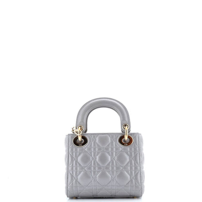 Christian Dior Lady Dior Chain Bag Cannage Quilt Lambskin Mini