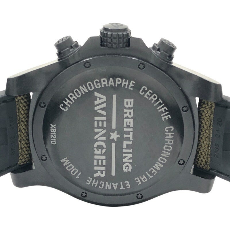 Breitling Avenger Hurricane Xb1210E4/Be89 Black Men'S Used Watch #7107