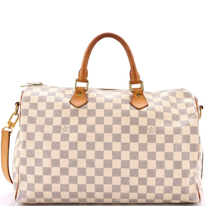 Louis Vuitton Speedy Bandouliere Bag Damier 35