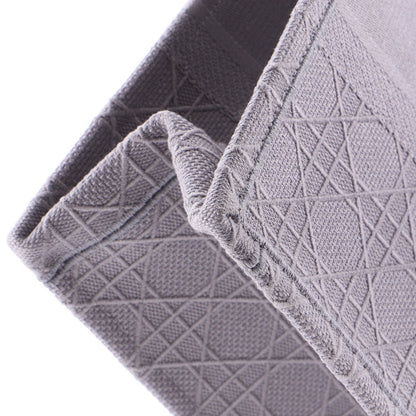 Christian Dior Book Tote Cannage Embroidered Canvas Medium