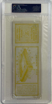 1937 Joe Louis Vs James Braddock Full Boxing Ticket Psa 8