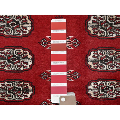 8'4"X10' Red Princess Bokara 100% Wool Hand Knotted Oriental Rug