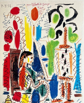 Pablo Picasso Lithograph Coa Signed Numbered And
