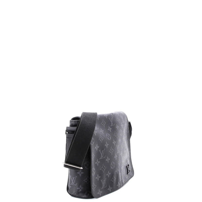 Louis Vuitton District Messenger Bag Monogram Eclipse Canvas Pm
