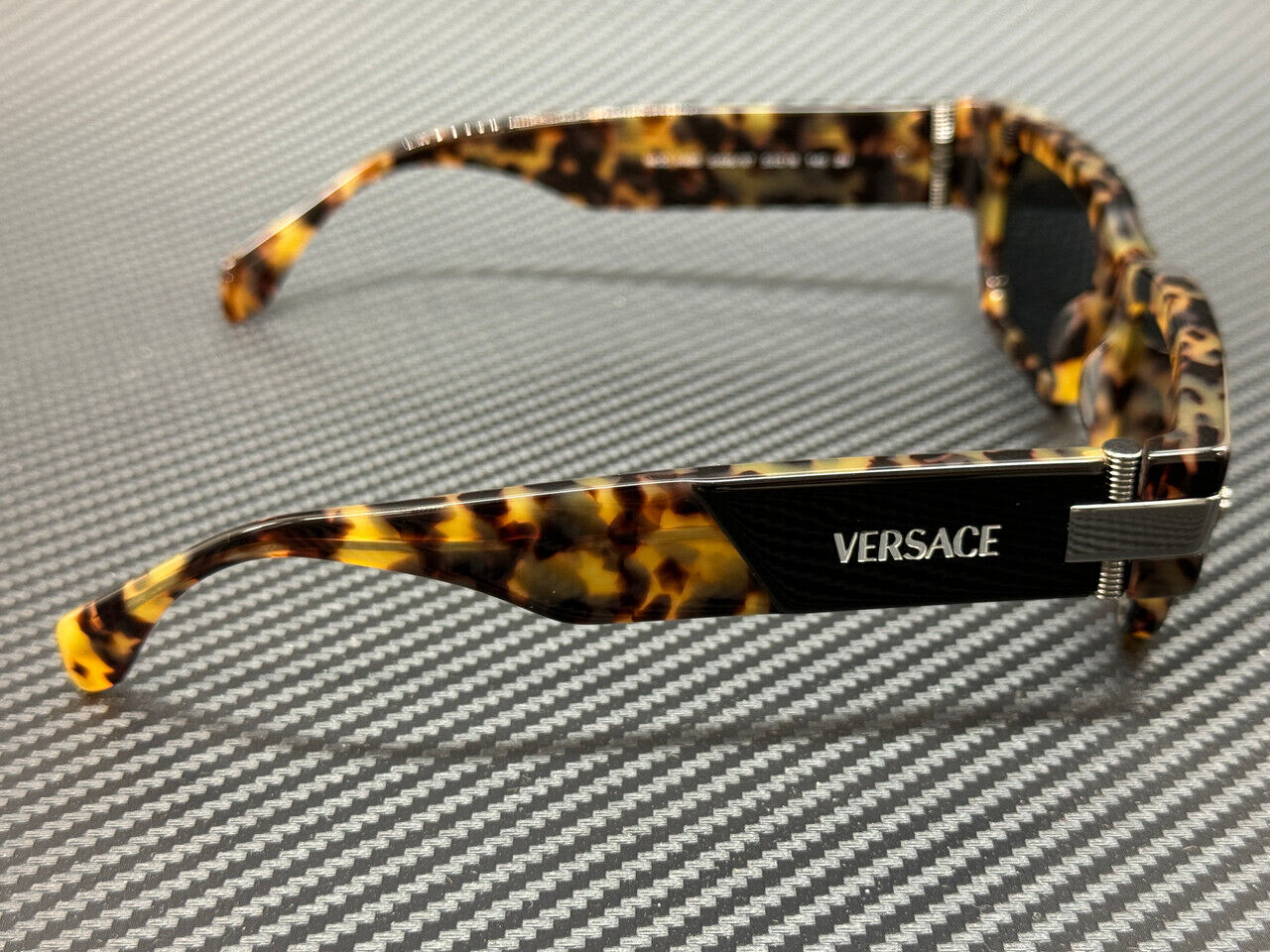 VERSACE VE4465 545687 Havana Grey Men's 53 mm